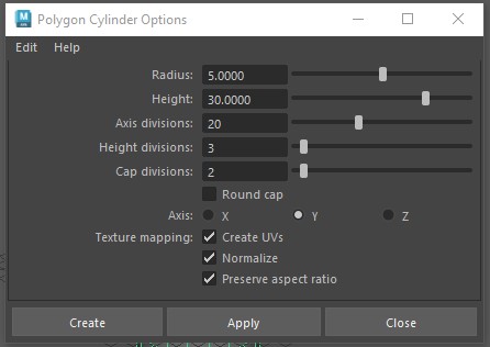 cylinder options