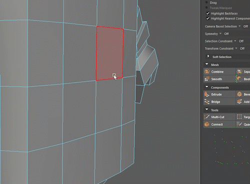 extruding on a surface