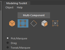 select front vertices