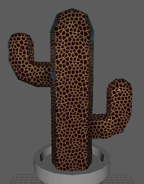 cactus with correct texture on it