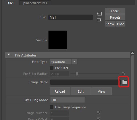 choose folder button