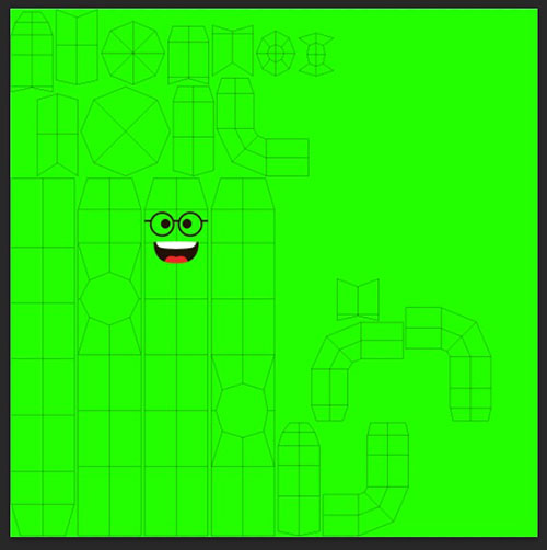 face showing in photoshop